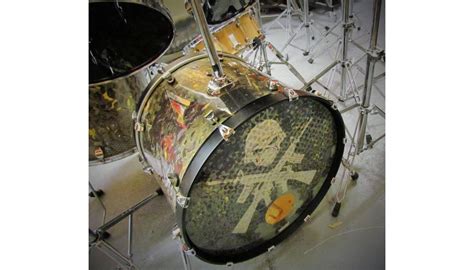 Nicko McBrain's Iron Maiden Full Drum Kit from 'A Matter of Life and ...