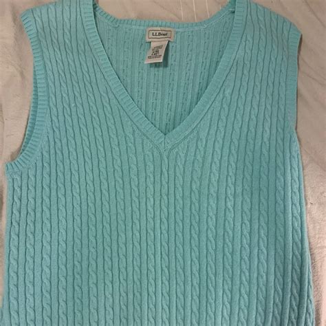 Vintage Ll Bean Cashmere Sweater Vest Gem