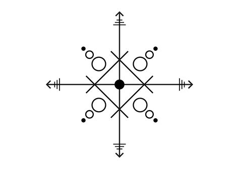 Sacred Seal Of Powerful Energy Sigil For Protection With Geometric