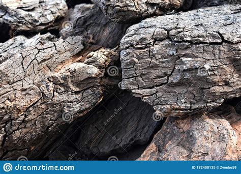 A Pile Of Dry Lignite Coal Ready For Heating Stock Photo