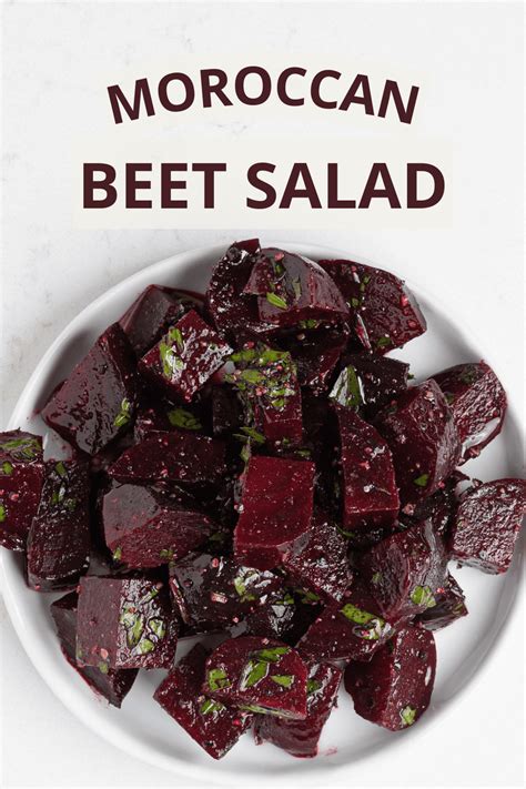 Cold Moroccan Beet Salad Salima S Kitchen