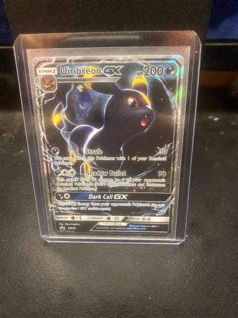 Pok Mon Tcg Umbreon Gx Sun Moon Sm Promo Promo Ebay