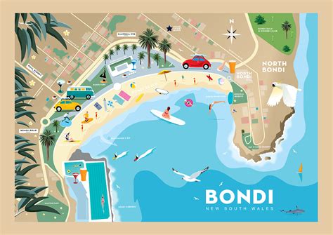 Bondi Map Cronulla Folk