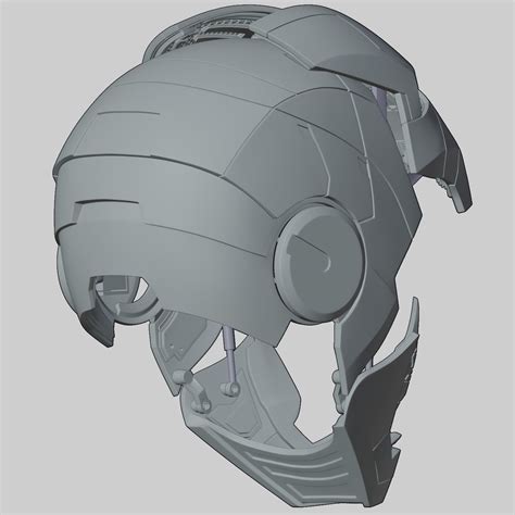 3d Printable Iron Man Mk5 Motorized Helmet 3d Model 3d Printable Cgtrader