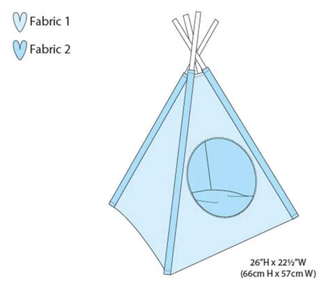 Pet Tent Sewing Pattern Sew Bed For Cats Dogs Teepee For Etsy