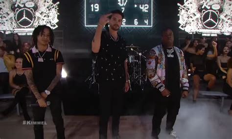 G Eazy Yo Gotti And Ybn Nahmir Perform 1942 On Jimmy Kimmel Live