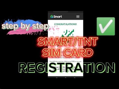 Quick Tutorial On How To Register Smart Tnt Sim Card Unknown Oj Gw