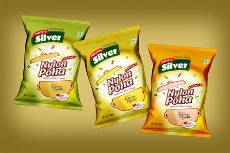 Poha Packet Pouch Packaging Creative Design Service Corpteaser