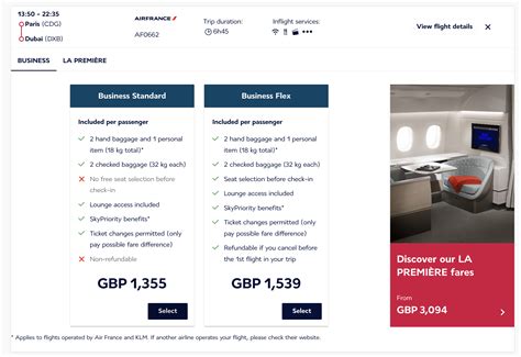 Now Live Air France Klm S Basic Business Class Fares