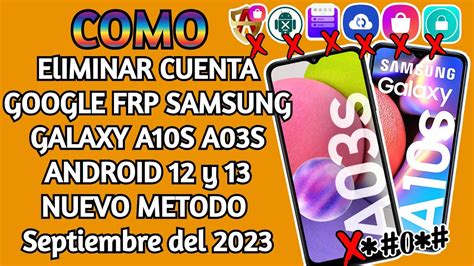 Como Eliminar Cuenta De Google Frp Samsung Galaxy A S A S A A