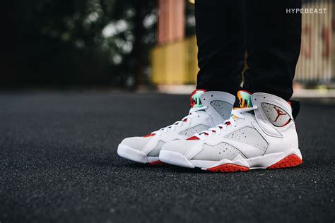 A Closer Look At The Air Jordan 7 Retro Hare Hypebeast