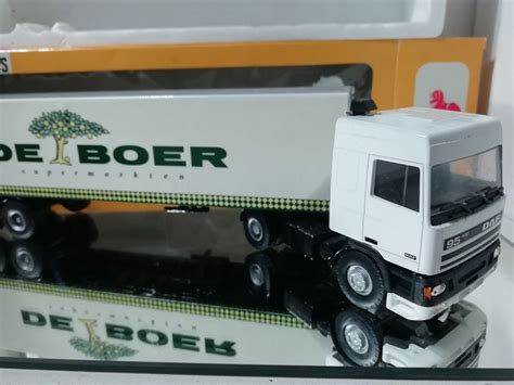 Lion Car Lion Toys Daf 95 400 Ati De Boer Supermercati In Bianco 150