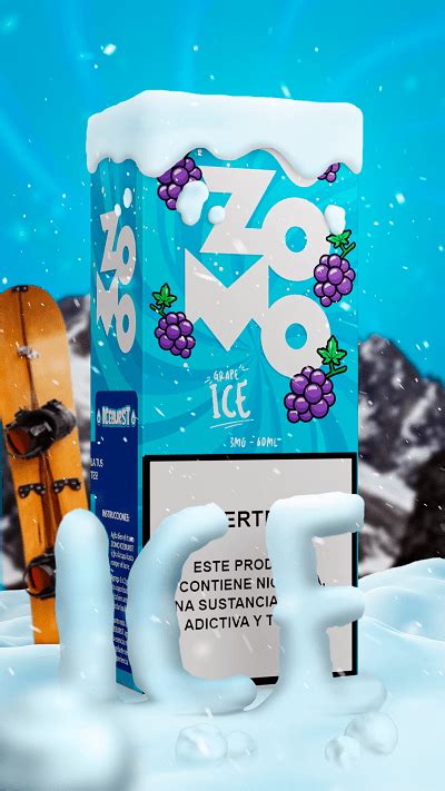 LÍQUIDO ZOMO GRAPE ICE ICEBURST Best Vape Brasil