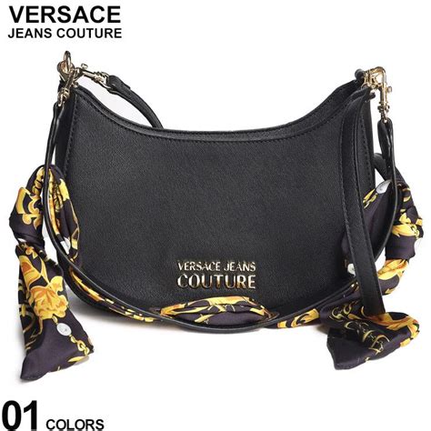 ヴェルサーチェ バッグ Versace Jeans Couture レディース ショルダーバッグ ハンドバッグ ロゴ 2way スカーフ