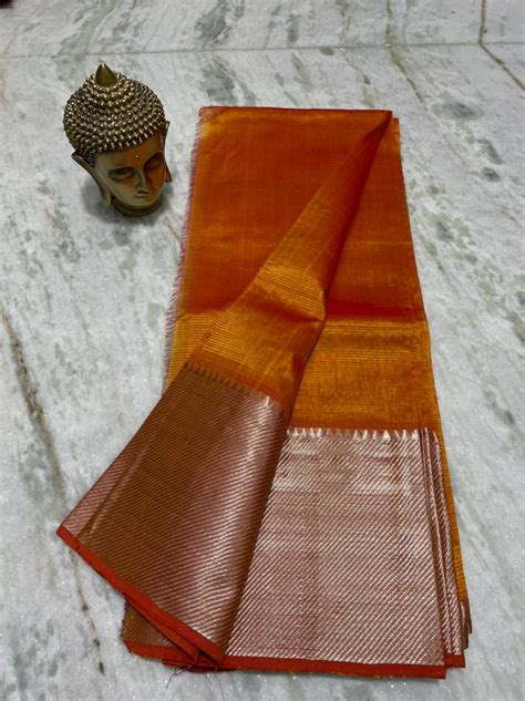 Mangalagiri Pure Pattu By Cotton 250 50 Big Border Plain Pattu Sarees