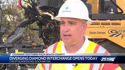 First Diverging Diamond Interchange To Open Monday In Boca Raton