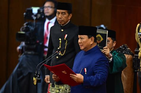 Indonesias New President Prabowo Subianto To Get Sworn In Bloomberg