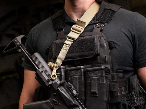 Matrix Tactical One Point Bungee Sling W Cqb R Sling Adapter Color