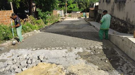 Prefeitura Intensifica Obras Na Rua Santa Paulina Em Paratibe