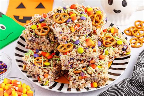 Halloween Rice Krispie Treats Cookin Mamas