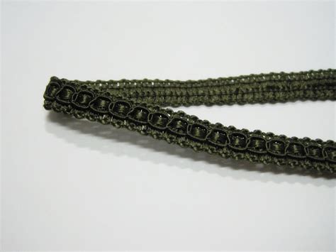 5 Yards 516 Braid Trim Dark Green Braid Trim Gimp Etsy