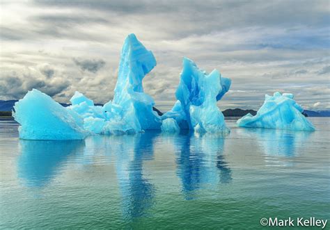 Glacier Blue Ice, Tracy Arm, Alaska #3438 | Mark Kelley