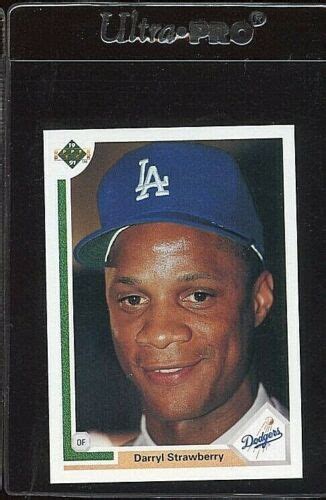 Upper Deck Darryl Strawberry Los Angeles Dodgers Ebay