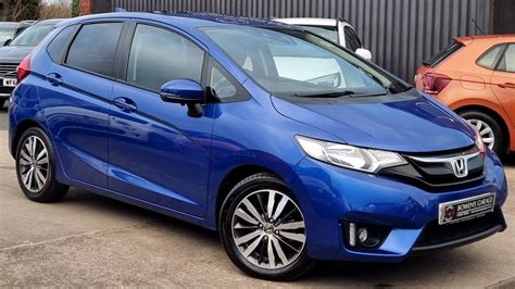 2016 66 Honda Jazz 1 3 I VTEC EX Navi 5Dr In Sporty Blue 44k Miles