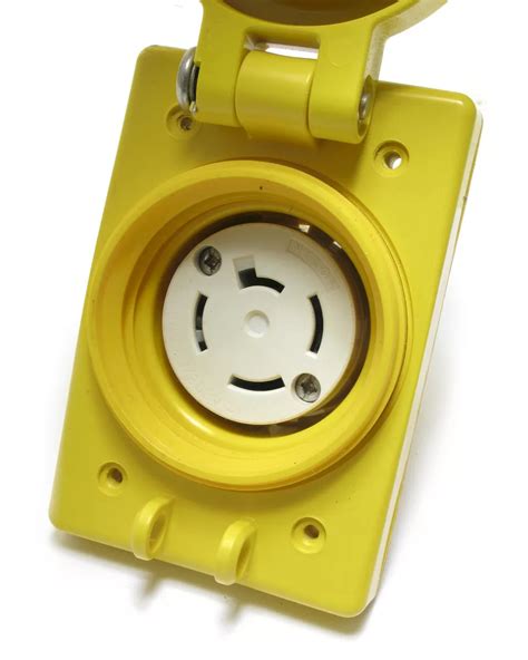 Watertight Devices Twist Lock Receptacle With Lift Off