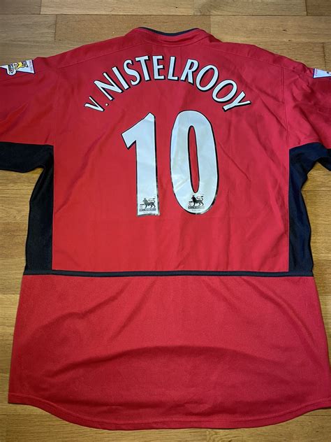 Nike Nike 2002 04 Manchester United Home Shirt L Van Nistelrooy Grailed