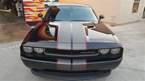 Vinyl Wrap Apex Customs Racing Stripes Dodge Challenger