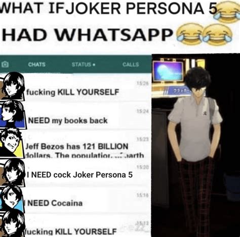 If Joker Persona 2 had WHATSAPP?! 😱 : r/OkBuddyPersona