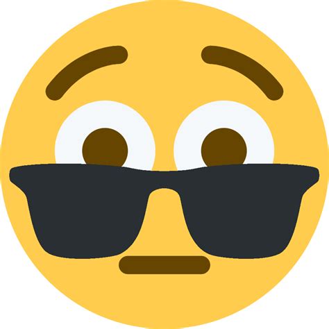 Download A Yellow Emoji With Sunglasses 100 Free Fastpng