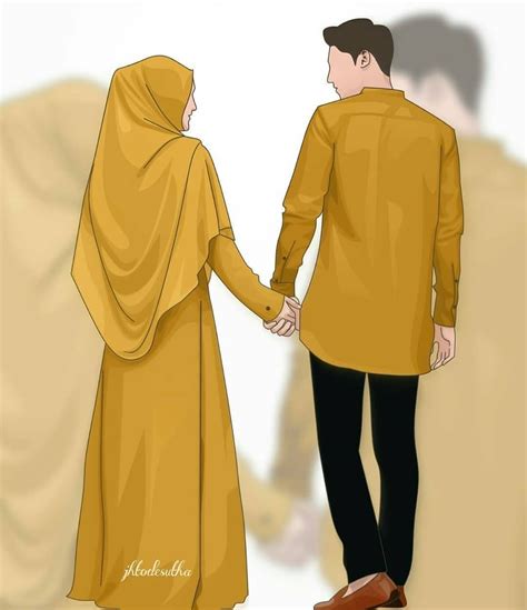 Love Kartun Muslimah Couple - IAE NEWS SITE