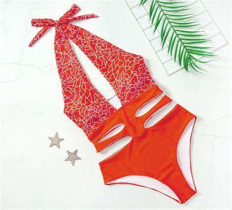 One Piece Swimsuit Extreme Bikini Peekaboo Bikini Retro Etsy Hot Sex