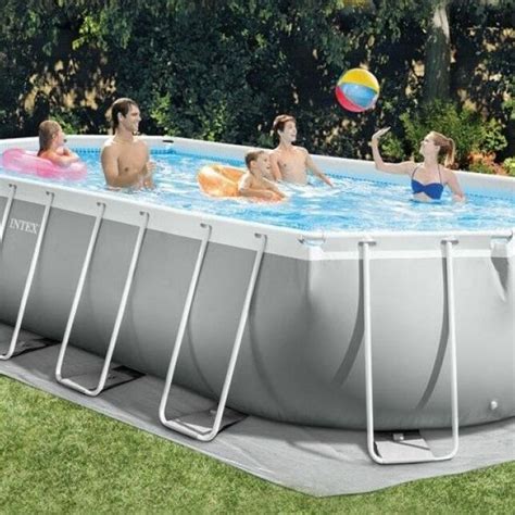 Piscine Tubulaire Prism Frame INTEX 6 10 X 3 05 X 1 22 M Piscine