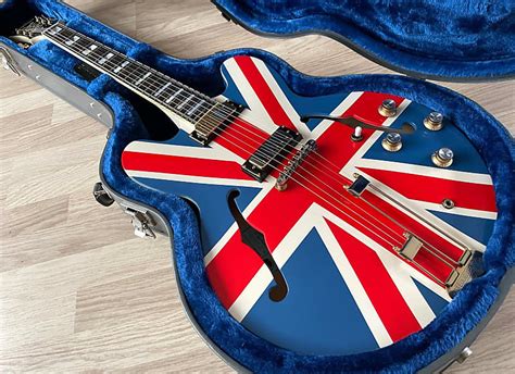 Tpp Ltd Edition Noel Gallagher Union Jack Epiphone Reverb