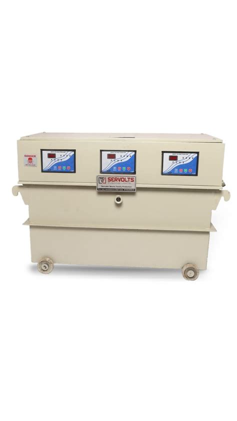 Servolts Three Phase 40kva Oil Cooled Voltage Stabilizer Current