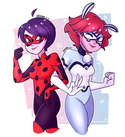 Ladybug N Bunnix By Angie5174 On Deviantart Miraculous Ladybug Anime Miraculous Ladybug Funny