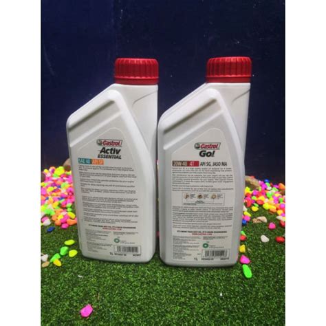 Castrol Go T Oil W T Activ Essential Sae Api Sg Ma