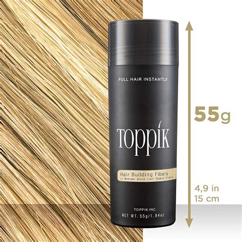 Toppik Light Blonde Hair Building Fibers 12g Hair Loss/Hair Thinning ...