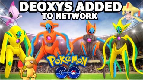 Deoxys And All Forms Added To Pokemon Go Shiny Deoxys Celebi Jirachi