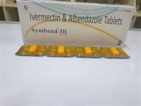 Mg Albendazole And Ivermectin Tablets Packaging Type Box At Best