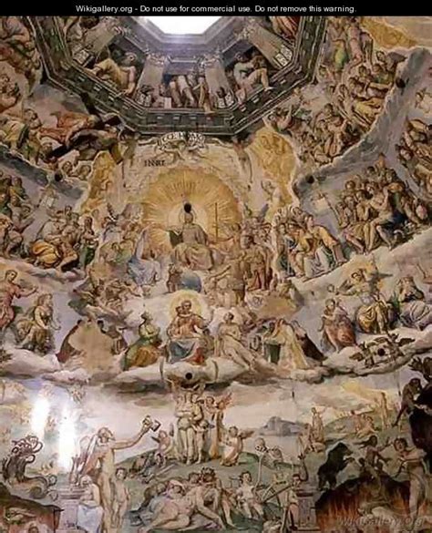 The Last Judgement Detail From The Cupola Of The Duomo