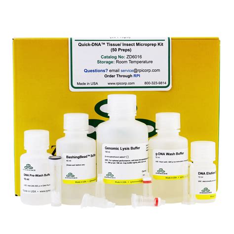 Zd Quick Dna Tissue Insect Miniprep Kit Preps