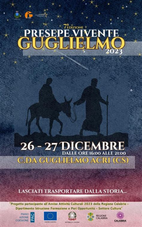 Presepe Vivente Acri Calabria Straordinaria