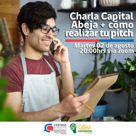 Colina Emprende Charla Capital Abeja Como Realizar Tu Pitch Online