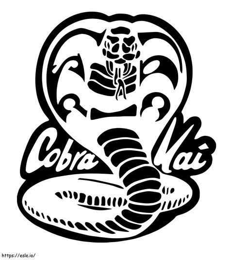 Cobra Kai Logo Coloring Page 30492 The Best Porn Website