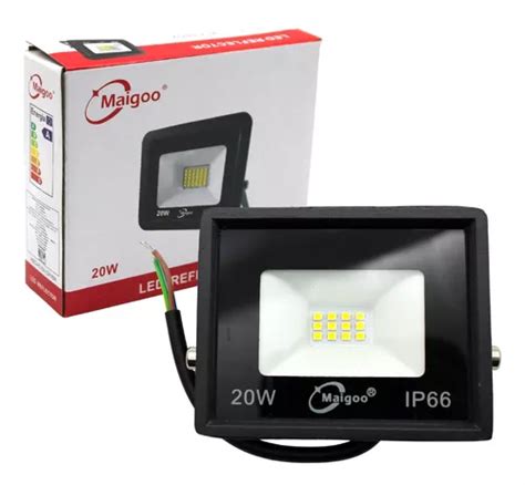 Super Reflector Led 20w Interperie Cristal Ip66