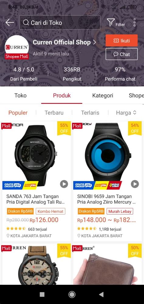 4 Rekomendasi Toko Jam Tangan Di Shopee Murah Tapi Bagus